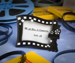 8187_med Hollywood Movie Themed Place Card Photo Frame