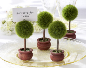 22011GN MiniTree_CardHolder N Topiary Photo Holder/Place Card Holder