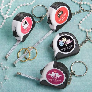 6721ST_med Personalized Expressions Collection Key Chain/measuring Tape Favors