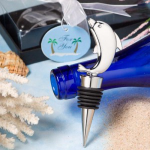 1927_med Dolphin Themed Bottle Stoppers