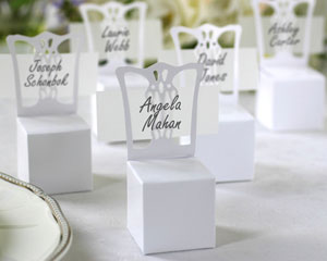 1_28002-M Miniature Chair Place Card Holder and Favor Box