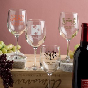 3414s_med Personalized Wine Glasses