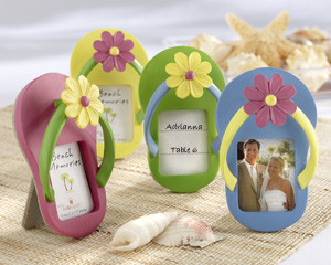 1_25050AS FlipFlopFrame M "Flip-Flop" Photo Frame with Flower Accent