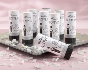 1_28046 WeddingPoppers M "Have a Blast!" Biodegradable Celebratory Wedding Poppers