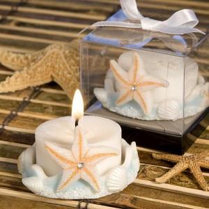 8309_med Starfish Design Favor Saver Candle Favors