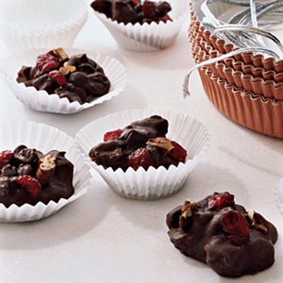 Wedding Favor Ideas for Chocoholics Chocolate Covered Fruit and Nut Clusters