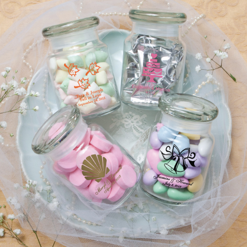 Personalized Glass Jar Favors