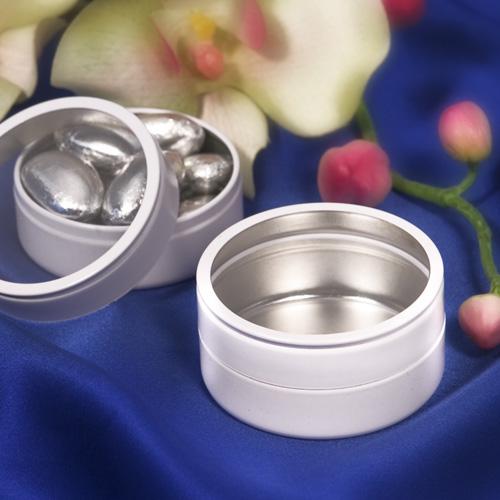 Clever Wedding Favor Ideas for Brides Who Think Outside the Box Elegant White Mint Tin