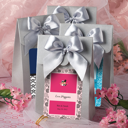 Silver "Delivered With Love" Boxes From The Personalized Expressions Collection