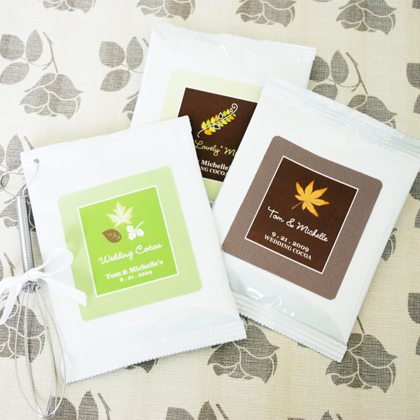 Fall Personalized Hot Cocoa + Optional Heart Whisk