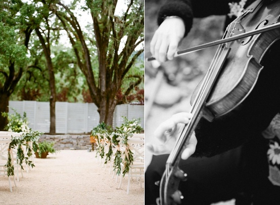 A Jessica and Justin Inspired Wedding Wedding Violinist