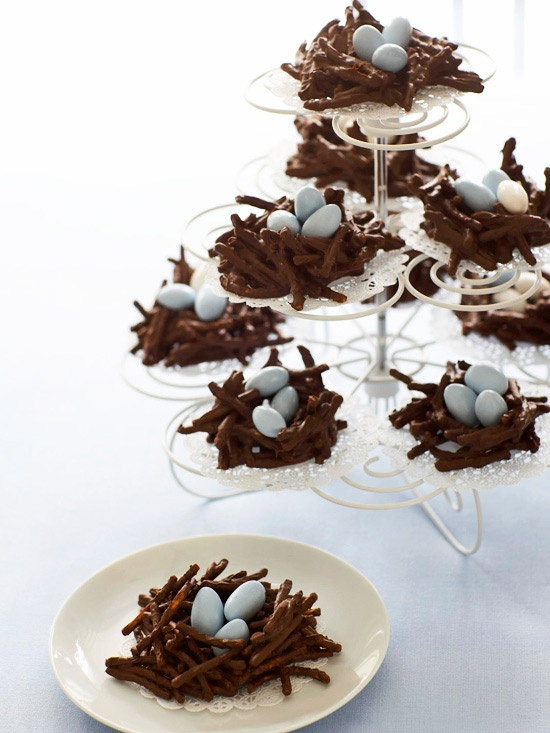 Wedding Favor Ideas for Chocoholics Chocolate Covered Pretzel Nest