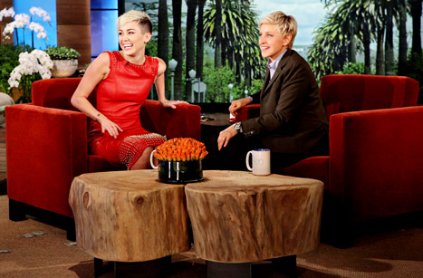 Miley Wedding Details: The Star Tells Ellen What She Wants Miley Cyrus on Ellen