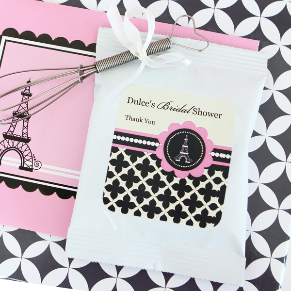 3 Winter Wedding Favors to Keep the Cold at Bay Personalized Hot Cocoa + Optional Whisk - Parisian Party