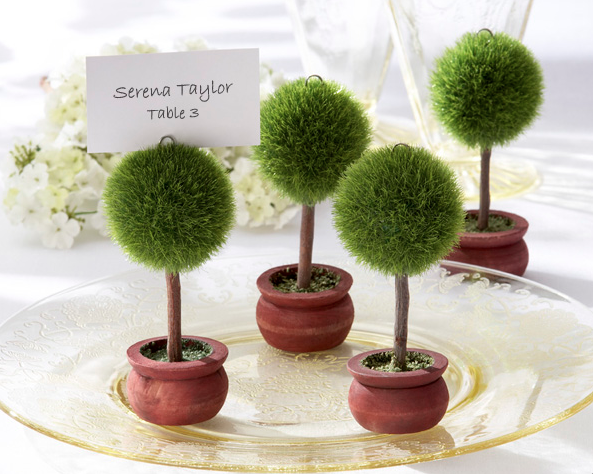 Topiary Photo Holder/Place Card Holder "As Seen in Modern Bride Aug/Sept 2008"