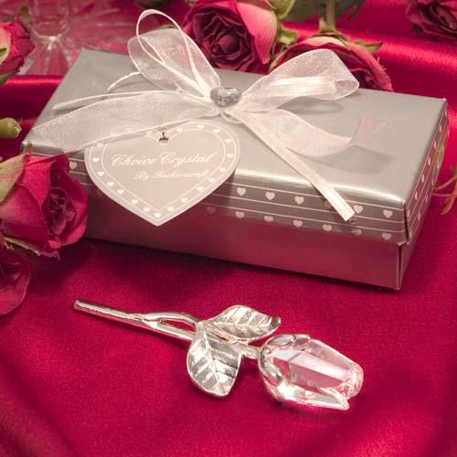 5 Charming Valentine’s Day Wedding Favors Choice Crystal - Long Stem Rose