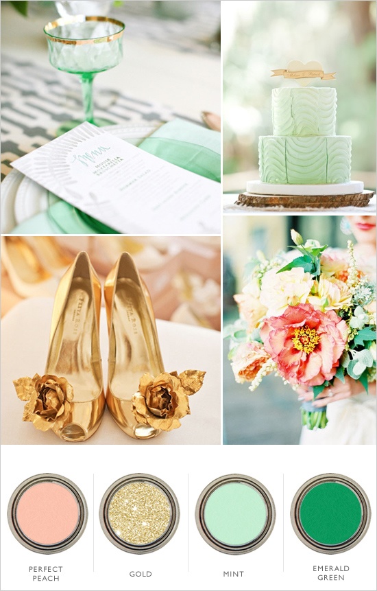 Getting Married in 2013: 5 Wedding Traditions You Can and Should Skip Wedding Colors - Mint, Peach, Gold, Green