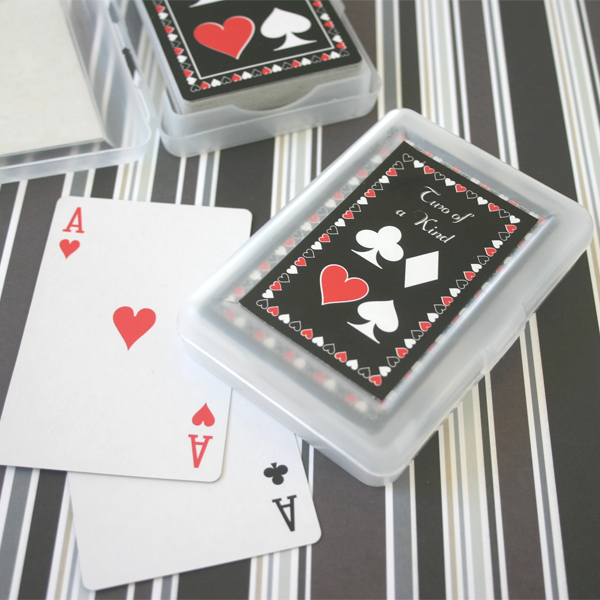 Fantastic Wedding Favors Under $1.00 "Two of a Kind" Playing Cards