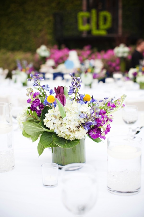 Wedding Palette: Confetti Colorful Wedding Centerpiece