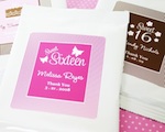 Sweet 15/16 Personalized Hot Cocoa + Optional Heart Whisk wedding favors