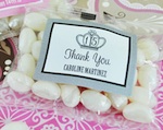 Sweet Sixteen (or 15) Personalized Jelly Bean Packs  wedding favors