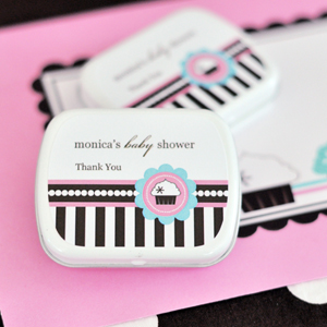 Personalized Mint Tins - Cupcake Party wedding favors