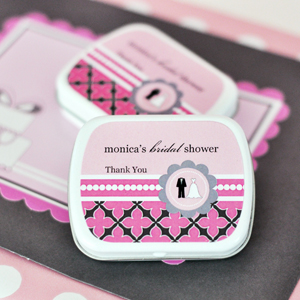Personalized Mint Tins - Wedding Shower wedding favors