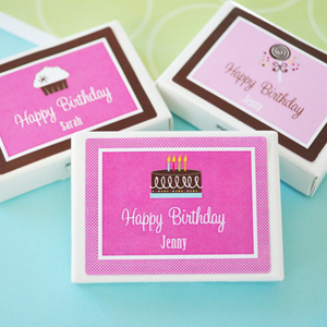 Personalized Birthday Gum Boxes  wedding favors