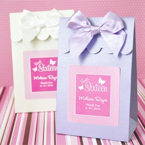 Sweet Shoppe Candy Boxes - Sweet Sixteen or 15 wedding favors