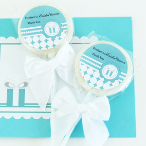 Personalized Lollipop Favors - Something Blue wedding favors