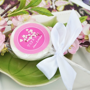 "Something Sweet" Cherry Blossom Personalized Lollipop Favors wedding favors