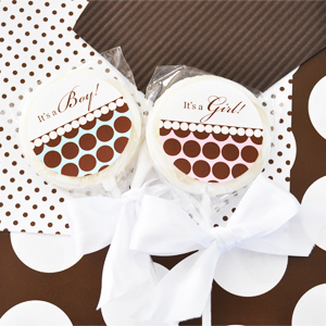 "It's a Boy/Girl" Lollipop Favors wedding favors
