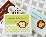 Baby Animals Personalized Gum Boxes  wedding favors