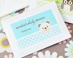 Baby Animals Personalized Tissue Packs  wedding favors
