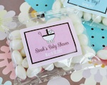 "Babies are Sweet" Personalized Jelly Bean Packs  wedding favors