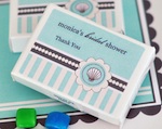 Personalized Gum Boxes - Beach Party wedding favors