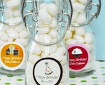 Personalized Birthday Mini Glass Bottles  wedding favors