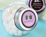 Personalized Birthday Candy Jars  wedding favors