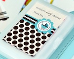 Personalized Playing Cards - Blue Baby wedding favors