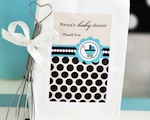 Personalized Sugar Cookie Mix - Blue Baby wedding favors