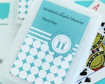Personalized Playing Cards - Something Blue wedding favors