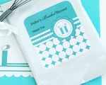 Personalized Hot Cocoa + Optional Whisk - Something Blue  wedding favors