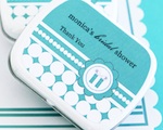 Personalized Mint Tins - Something Blue wedding favors
