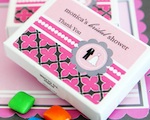 Personalized Gum Boxes - Wedding Shower  wedding favors