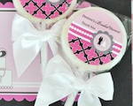 Personalized Lollipop Favors - Wedding Shower  wedding favors