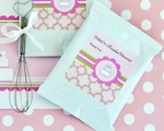 Personalized Hot Cocoa + Optional Whisk - Pink Cake  wedding favors