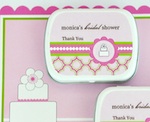 Personalized Mint Tins - Pink Cake wedding favors