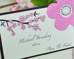 "Please Be Seeded" Cherry Blossom Plantable Seed Place Cards wedding favors