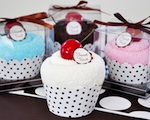 "Sweet Treat" Towel Cupcakes  wedding favors