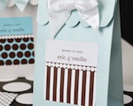 Sweet Shoppe Candy Boxes - Dots and Stripes wedding favors